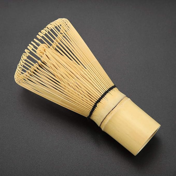 Fdit Tea Whisk for Matcha Powder, 100 Prongs, Bamboo Chasen, 6x11cm, Traditional Tea Ceremony Tool