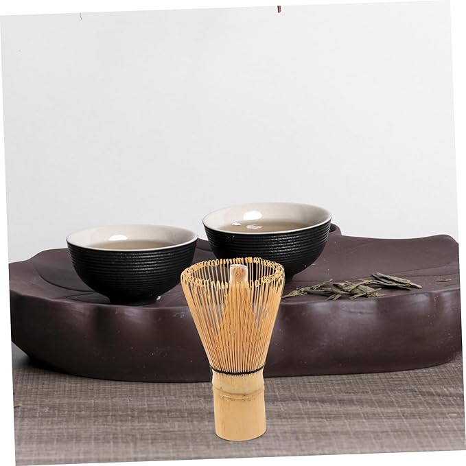 Luxshiny 120pieces Japanese Matcha Whisk Traditional Whisk for Tea Ceremony Comfortable Grip Flavor and for Matcha Tea Enthusiasts