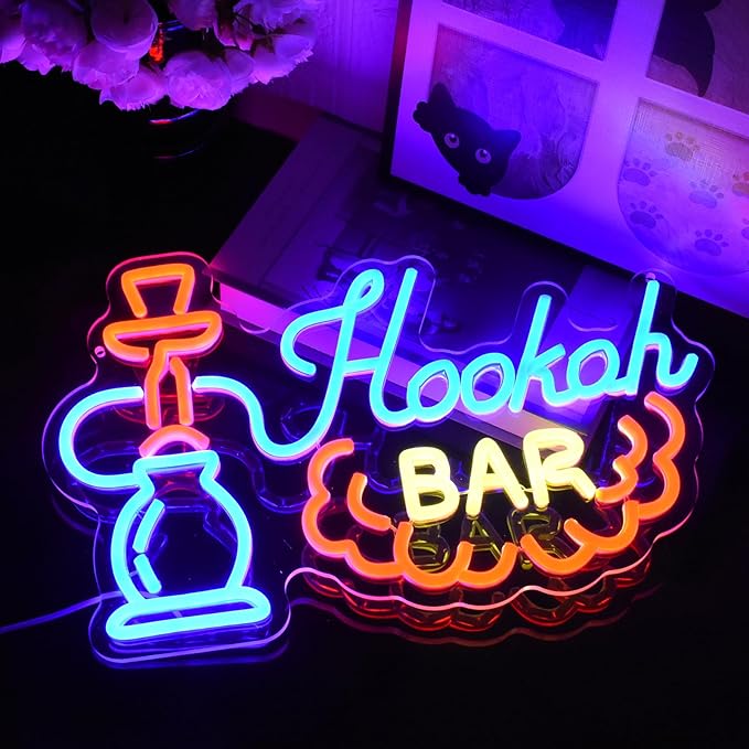 Beer Neon Sign for Wall Decor Bar Neon Sign LED Neon Bar Signs Dimmable Beer Neon Signs for Man Cave Light Up Sign for Bedroom Home Bar Shop Pub Bistro Party Hotel Game Room Decor