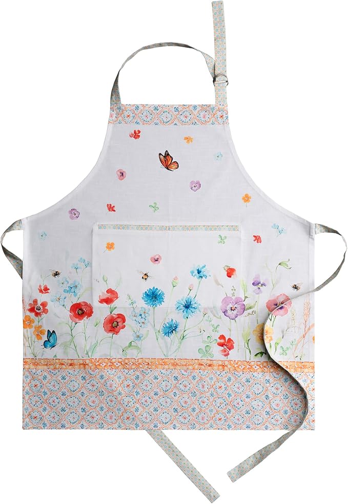 Maison d' Hermine 100% Cotton Apron for women with Pocket Kitchen Chef Apron for Men Cooking Mothers Day Gifts by MaisondHermine