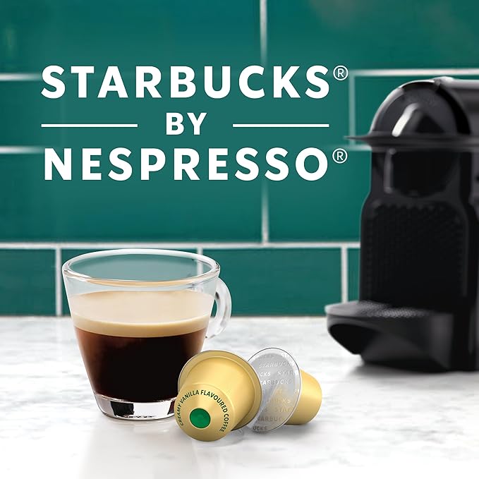 Starbucks by Nespresso Original Line Vanilla Flavored Coffee, Espresso Pods, 10 Count (Pack of 10)
