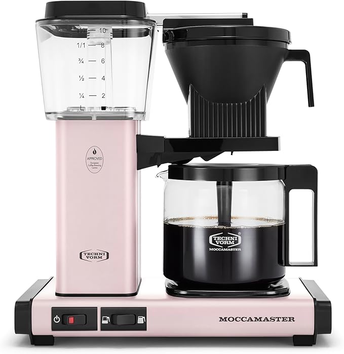 Technivorm Moccamaster 53635 KBGV Select 10-Cup Coffee Maker Cherry Blossom, 40 Ounce, 1.25l