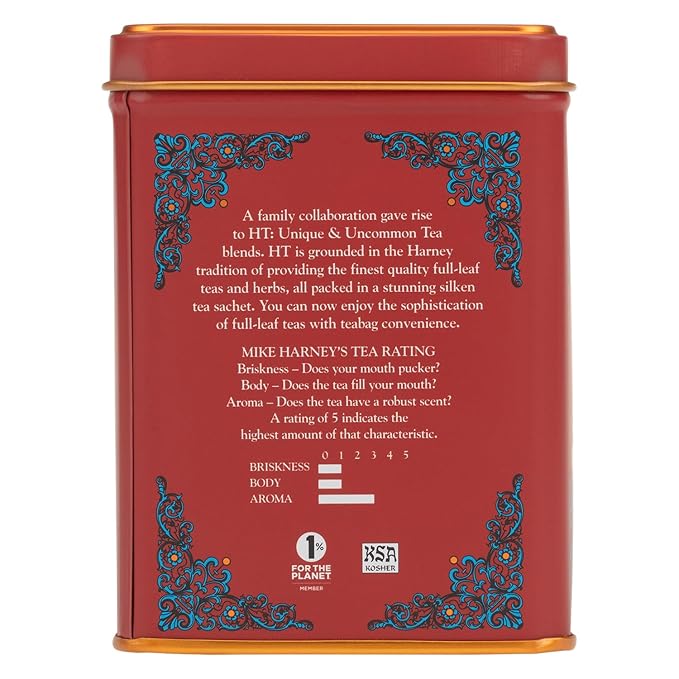 Harney & Sons African Autumn Rooibos Tea, HT Line, 20 sachet tin (Pack of 2)