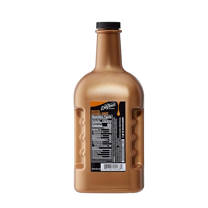 DaVinci Gourmet Sugar Free Caramel Sauce, 64 Fluid Ounces (Pack of 1) - Image 2