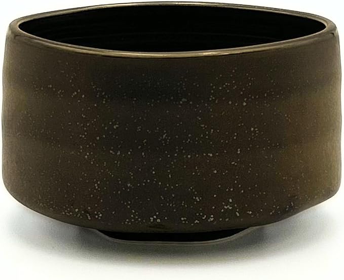 Product of Gifu Japan Ceramic Matcha Bowl – Handmade Chawan Matcha Bowl, Japanese Bowl, Smoky Bronze, 21.1 oz, 620ml