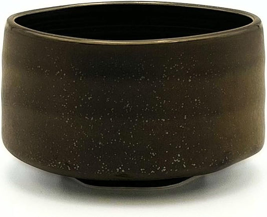 Product of Gifu Japan Ceramic Matcha Bowl – Handmade Chawan Matcha Bowl, Japanese Bowl, Smoky Bronze, 21.1 oz, 620ml
