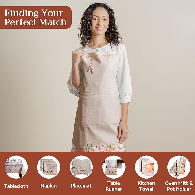Maison d' Hermine 100% Cotton Apron for women with Pocket Kitchen Chef Apron for Men Cooking Mothers Day Gifts - Image 4