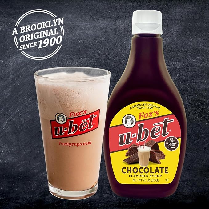 FOX’S U-BET Syrup Bottle – Brooklyn Original Since 1900, Thick, No High Fructose Corn Syrup, Kosher Certified, Fat Free, For Egg Creams, Coffee, Milkshakes & Desserts (2-Pack, Chocolate & Vanilla) - Image 6