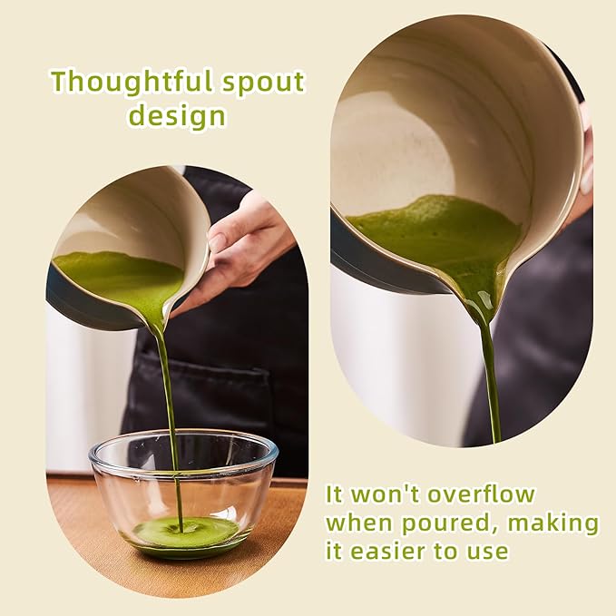 Matcha Whisk Set, Matcha Set Includes 2X Matcha Whisk, Matcha Bowl and Chasen Holder, Bamboo Scoop, Scoop Rest, Sifter - 7 Pcs Matcha Kit for Tea Ceremony, Gift for Matcha Lover (Blue to Black)