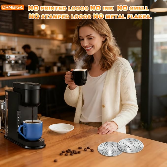 58.3mm Espresso Puck Screen 2 Pack – Professional Premium 3rd Gen Dual-Layer Flow Control Coffee Filter, Precision-Engineered Stainless Steel Portafilter Screen for Perfect 58mm Basket Fit - Image 5