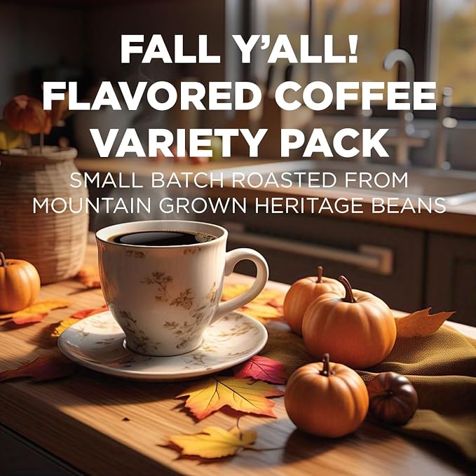 Maud's Fall Flavored Coffee Pods Variety Pack, 42ct, 6 Assorted Flavors, Medium Roast Coffee in Single Serve Pods – 100% Arabica Beans, Compatible with Keurig K Cups Maker - Image 3