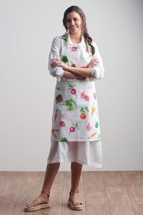 Maison d' Hermine 100% Cotton Apron for women with Pocket Kitchen Chef Apron for Men Cooking Mothers Day Gifts - Image 7
