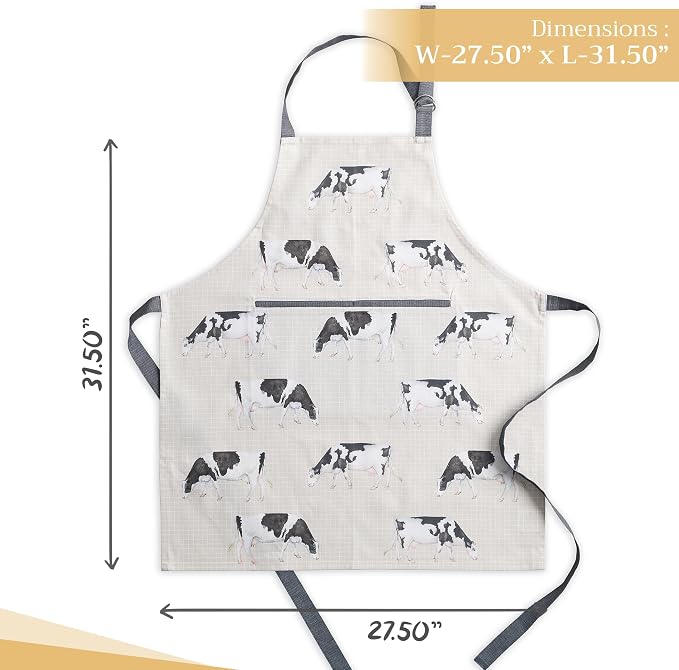 Maison d' Hermine 100% Cotton Apron for women with Pocket Kitchen Chef Apron for Men Cooking Mothers Day Gifts - Image 4