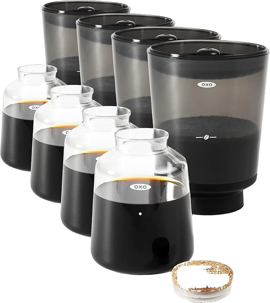OXO Brew Compact Cold Brew Coffee Maker,(Pack of 4)