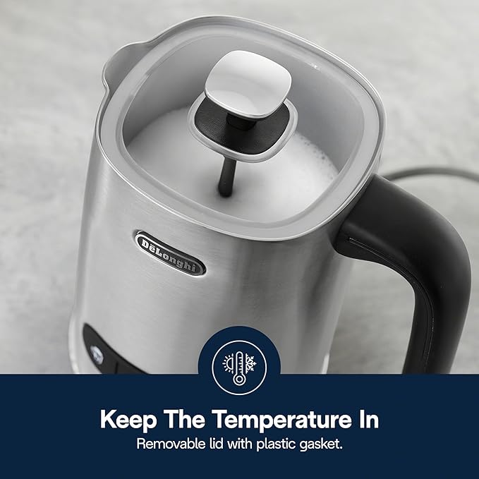 De'Longhi LatteMix Cold and Hot Frother for Dairy and Plant-based Milk