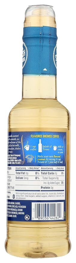 Torani French Vanilla Syrup, Sugar Free, 12.7 Fluid Ounces (Pack Of 4) - Image 2
