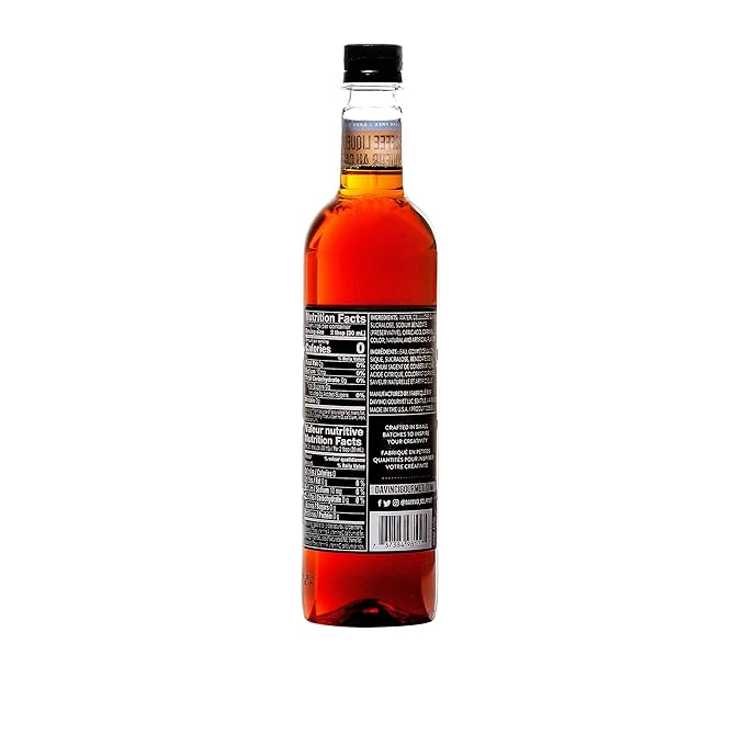 DaVinci Gourmet Sugar-Free Coffee Liqueur Syrup, 25.4 Fluid Ounces (Pack of 1)