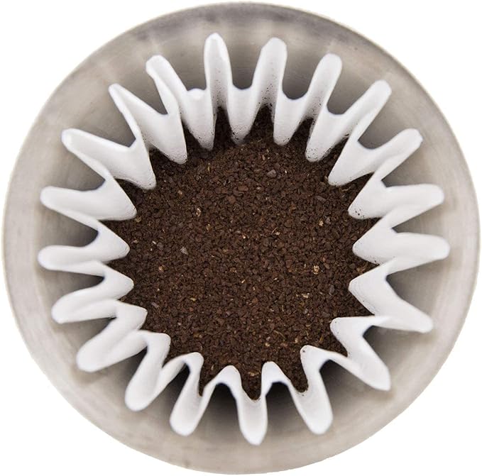Fellow Stagg [XF] Pour Over Coffee Paper Filters – 45 Count Flat Bottom Disposable Filters for Drip Coffee Maker, Custom Fit for Stagg XF, Clean Brew, Easy Separation, Made in USA