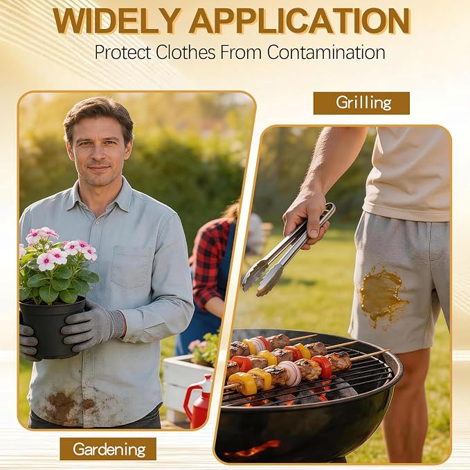 mwellewm 10 Packs Server Apron with 3 Pockets, Black Serving Half Waitress Apron for Women and Men, Widened and Extended Waist Strap Reinforced Seams Water and Stain Resistant for Book Phone - Image 7