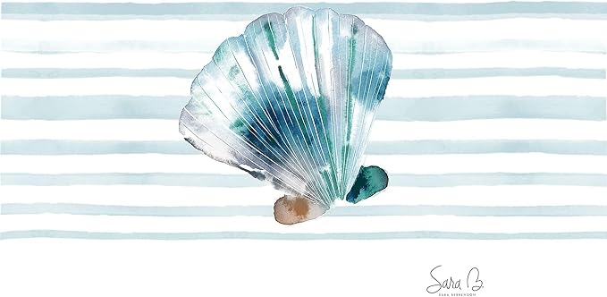 Tervis Sara Berrenson - Ocean Keepsakes Scallop Made in USA Double Walled Insulated Tumbler Travel Cup Keeps Drinks Cold & Hot,