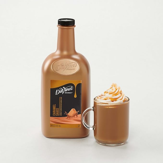 DaVinci Gourmet Sugar Free Caramel Sauce, 64 Fluid Ounces (Pack of 1) - Image 6