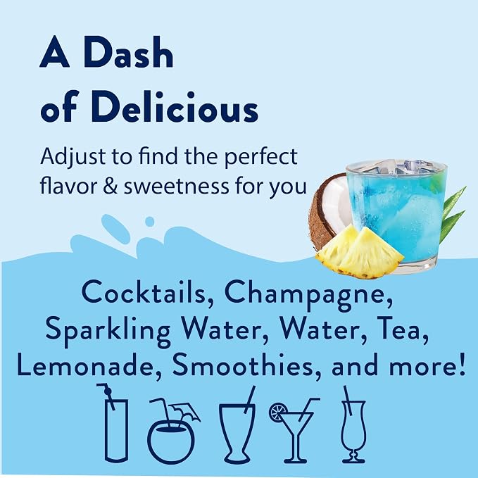 Jordan's Skinny Mixes Sugar Free Syrup, Mermaid Flavor, Fruit Flavored Water Enhancer, Drink Mix for Iced Tea, Lemonade, Drinks, Low Calorie Water Flavoring, Dairy & Gluten Free, Kosher, 25.4 Fl Oz - Image 6