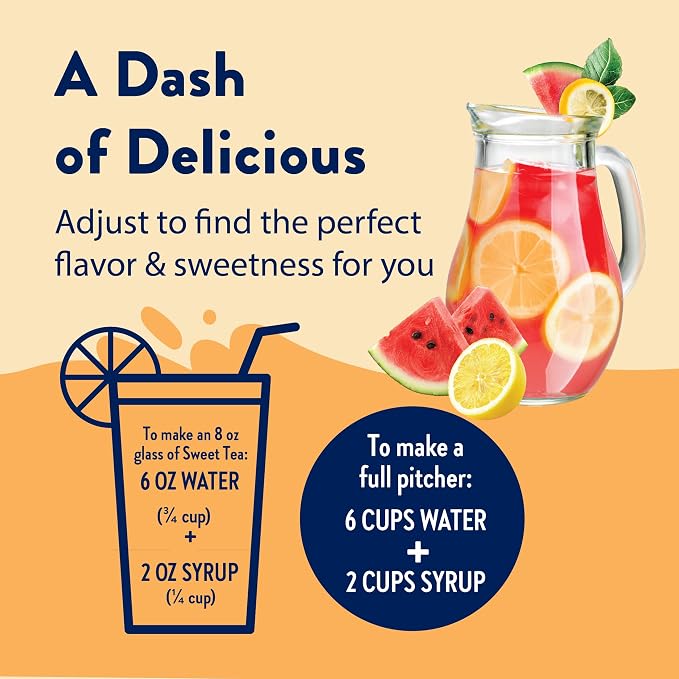 Jordan's Skinny Mixes Sugar Free Syrup, Watermelon Lemonade, Fruit Flavored Water Enhancer, Drink Mix Iced Tea, Lemonade, Drinks, Low Calorie Water Flavoring, Dairy & Gluten Free, Kosher, 25.4 Fl Oz - Image 7