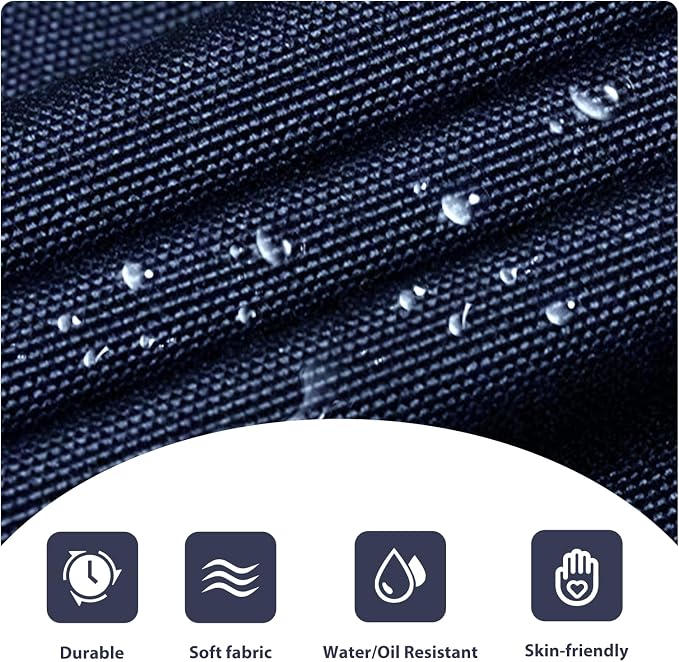Apron for Men Women, Chef Cotton Apron with Pockets Adjustable Strap | Heavy Duty Kitchen Apron, Oil Resistant, Aprons for Cooking, Baking, BBQ, Grill, Gardening, Woodwork, Hair Stylist - Image 3