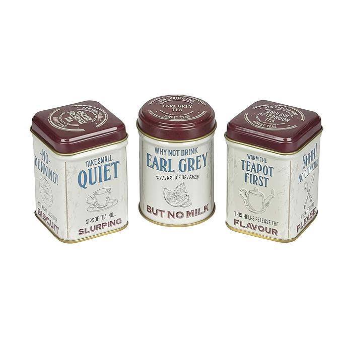 Guide to Tea Drinking Mini Tea Tins with Assorted Loose Leaf Black Tea