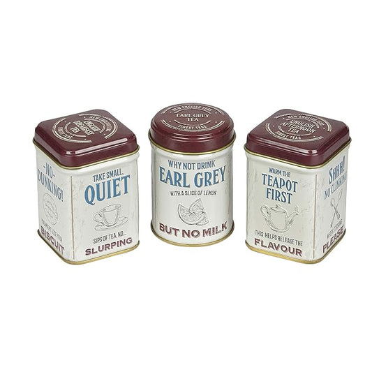 Guide to Tea Drinking Mini Tea Tins with Assorted Loose Leaf Black Tea