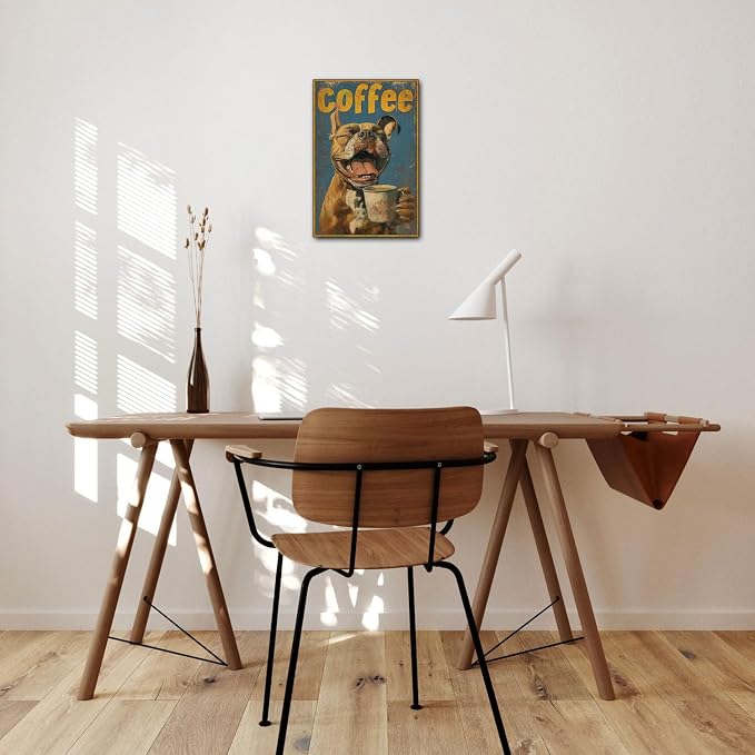 Funny Vintage Coffee Lovers Tin Sign Collection Wall Art – Retro Wall Decoration For Cafe Bar/Garage/Man Cave/Kitchen, 8x12 Inches (M, 12X8X0.08 IN) - Image 3