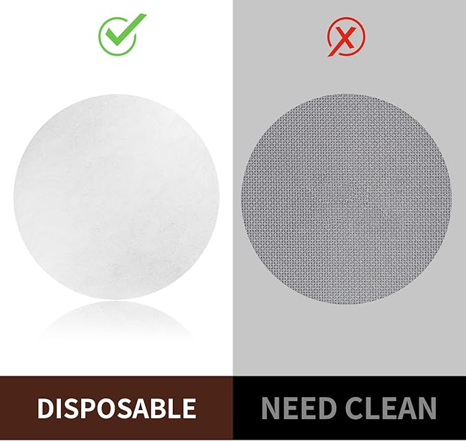 1000 Pcs Coffee Paper Filter for Espresso Coffee Maker, 58 mm Unbleached Espresso Filter Puck Screen Portafilter Paper Compatible with Breville Barista, Mr. Coffee and Other Espresso Machine