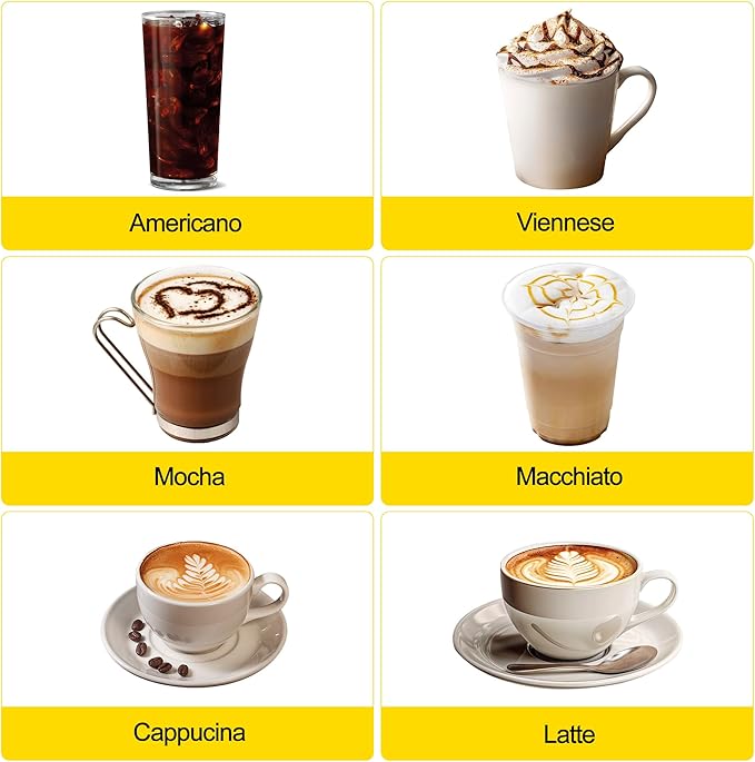 20 Bar Semi-Automatic Espresso Machine with Built-In Coffee Grinder and Milk Frother, Home Barista Coffee Maker for Cappuccino Latte Macchiato, Ideal Gift for Mom and Dad
