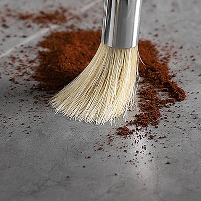 Coffee Grinder Cleaning Brush Dusting Espresso Brush Cleaner Wood Handle and Bristles Espresso Machine Cleaning Brush Coffee Cleaning Brush Barista Brush for Bean Grain Coffee Tool Barista HomeKitchen
