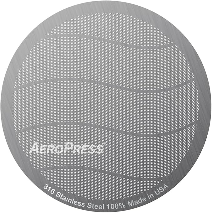 AeroPress 89209259 Stainless Steel Filter, Compatible with All Types, Reusable
