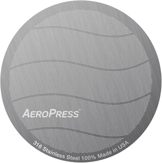 AeroPress 89209259 Stainless Steel Filter, Compatible with All Types, Reusable