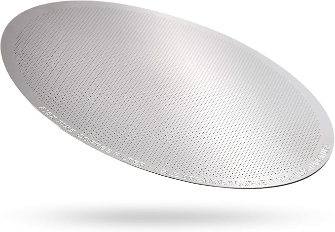 Able - DISK Stainless Steel Coffee Filter, AeroPress Coffee Maker-Compatible, AeroPress Accessories for Home & Cafes, 2.45” diameter 152-Micron Fine, Pack of 1