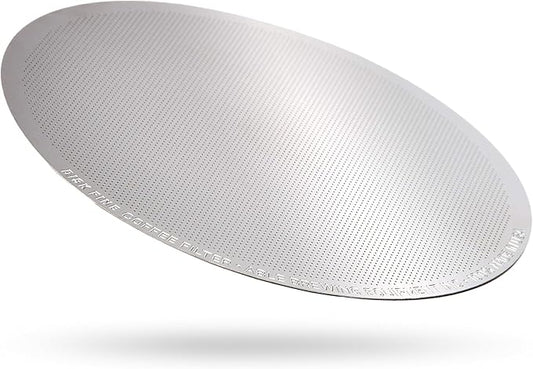 Able - DISK Stainless Steel Coffee Filter, AeroPress Coffee Maker-Compatible, AeroPress Accessories for Home & Cafes, 2.45” diameter 152-Micron Fine, Pack of 1