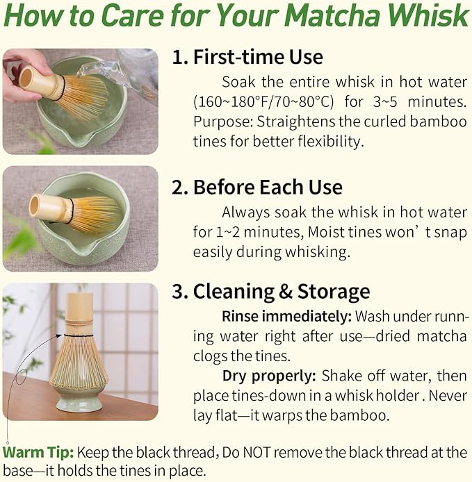 Matcha Whisk Set,5 Pcs Matcha Kit includes 18OZ Ceramic Bowl with Spout,Bamboo Whisk,Holder,Bamboo Scoop, Stainless Sifter for Matcha Lovers or Beginners