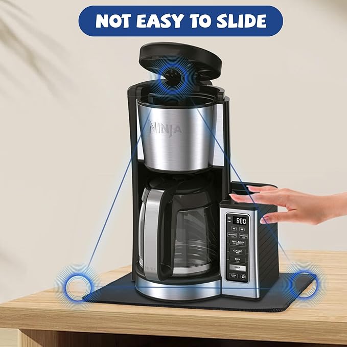 Sliding Pad for Ninja Drip Coffee Maker (13.77"×9.8")- (Pat for Ninja 12-Cup Programmable Coffee Brewer)