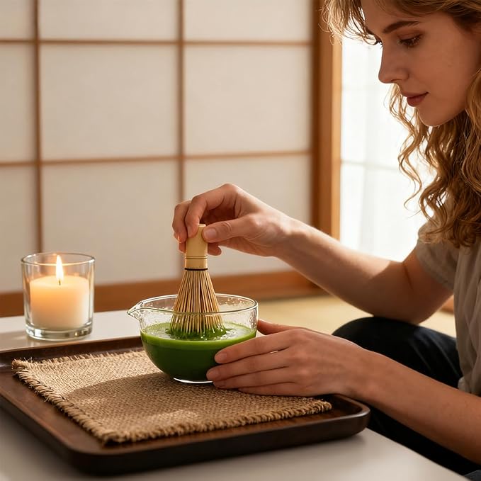 Glass Matcha Bowl With Spout,Textured Glass Chawan Matcha Green Tea Whisk Bowls,Clear Japanese Style Cute Salad Mixing Bowl