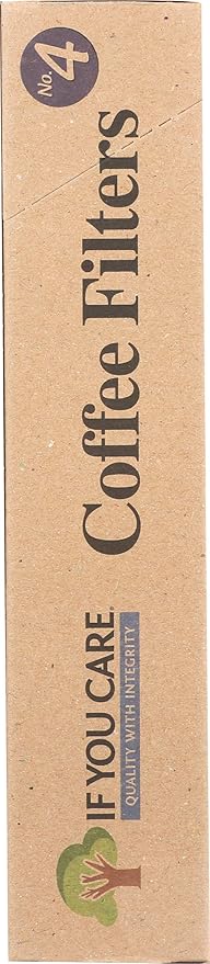 If You Care # 4 Cone Shaped Unbleached All Natural Compostable Coffee Filters, 100 Count (Pack of 1), Chlorine Free