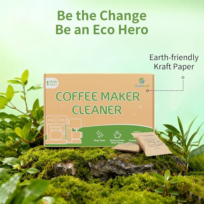 ORIENTLEAF Coffee Maker Cleaner, Coffee Maker Cleaner Tablets Compatible With Nespresso, Keurig, Ninja and more Major Brands, Descaler for Coffee Machine 12 Pack - Image 6