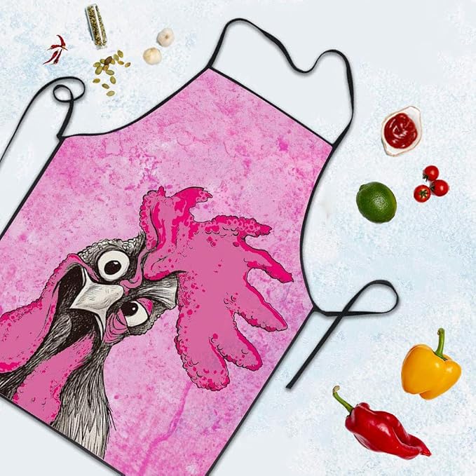 YISHOW Adjustable Kitchen Chef Apron Extra Long Ties,Commercial Men & Women Bib Apron - Image 3