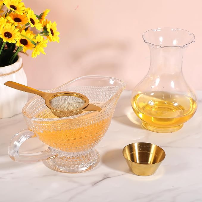 2Pcs Matcha Sifter 2.2 Inch Matcha Strainer With Base - 30 Fine Mesh T304 Stainless Steel Fine Mesh Strainers for Loose Tea, Coffee, Cocktail