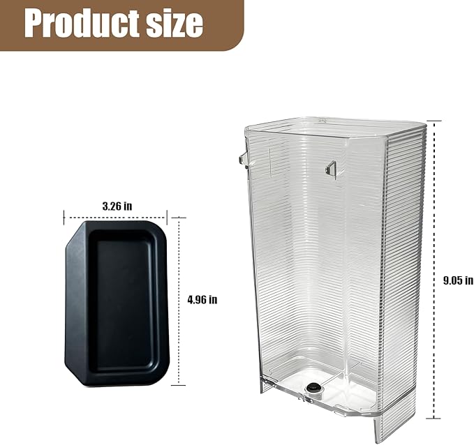 Water Tank Reservoir Compatible With Delonghi Nespresso coffee machine,Fit for Vertuo ENV135,ENV135B,ENV135BAE,ENV135GY,ENV135R,ENV135S,ENV135T,Water Tank/container for capsule coffee machine