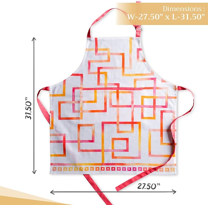 Maison d' Hermine 100% Cotton Apron for women with Pocket Kitchen Chef Apron for Men Cooking Mothers Day Gifts - Image 4