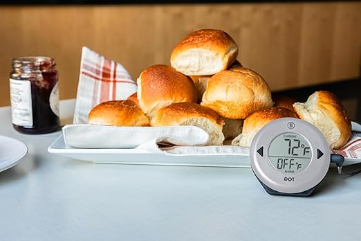 ThermoWorks DOT — Chefs’ Favorite Simple Alarm Thermometer - Dove Grey