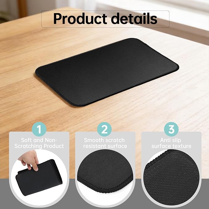 Unmake Sliding Pad for 5-Cup Coffeemaker (10.02"×7.87")- Smooth Glide with Anti-Slip Base - Perfect Accessories Fit for Black and Decker Coffee Maker