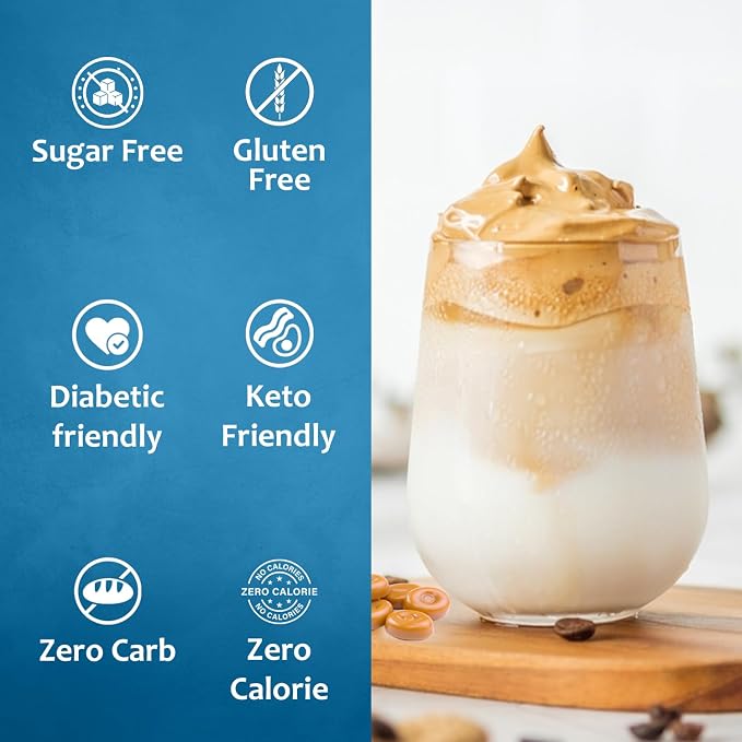 Syruvia Sugar Free Coffee Syrup, Cinnamon Bun Flavored Syrup for Drinks, Lattes, and Desserts – 25.4 fl oz, With Pump - Image 4